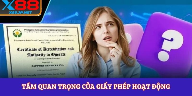 Tầm quan trọng của giấy phép hoạt động